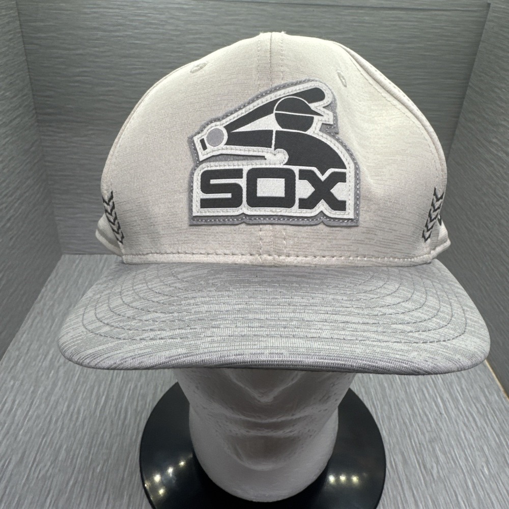 Chicago White Sox 59FIFTY Fitted Hat Cream Gray MLB Baseball‎ Cap 7 7/8